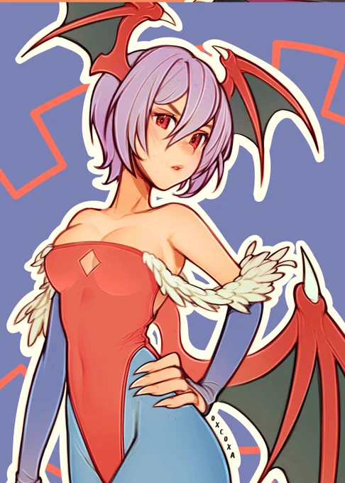 Morrigan, Felicia, and Lilith (Darkstalkers)   Full mini-print set   #capcom