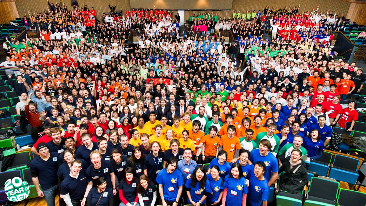 iGEMCommunity's tweet photo. 2010

128 teams from 26 countries participated. 

High School division was introduced and pSB1C3 was also introduced as the shipping backbone for all the parts.

The Competition becomes too big for MIT's capacity to host the event.

https://t.co/JZU8MqFbl7

#iGEM2010 #iGEM2023 https://t.co/bqaQzhjRxH