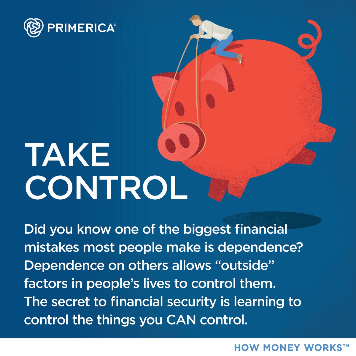 RLeilaniSmith's tweet photo. One of the biggest financial mistakes most people make is dependence. Are you dependent on outside factors to control your financial security? Learn to control the things you CAN control – contact me to learn how to take control! #TheRealHowMoneyWorks

https://t.co/LViZxFxPGs https://t.co/8Udz1qp0MK