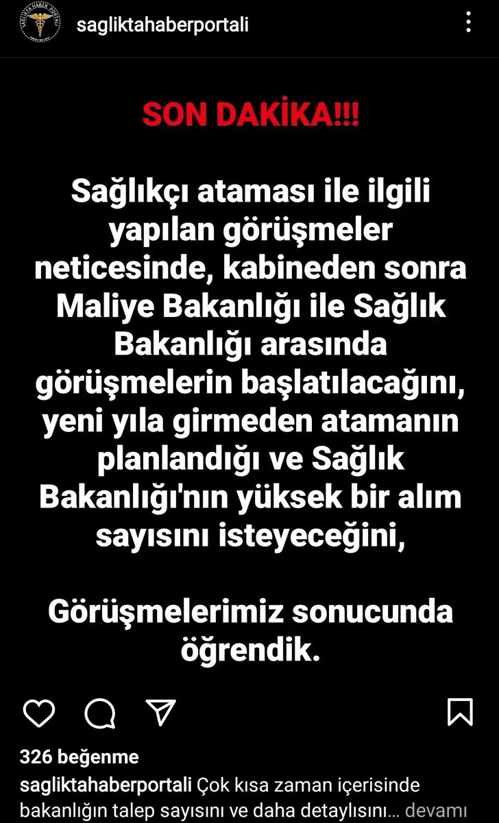 -Doğruluk payı nedir bilmiyorum dostlar fakat hiç yılmadan istediğimiz sonuçları alana kadar mücadeleye devam.
-Var gücümüzle bir olalım, ses olalım ,tüm sağlıkcıların sesi olalım.
<a href="/osmkya06/">Osman KAYA</a> <a href="/drfahrettinkoca/">Dr. Fahrettin Koca</a> <a href="/Aras_Ali_/">Dr. Aras Ali Altıntaş</a> <a href="/omerhemsire/">Ömer Hemsire</a> Maliye Bakanı