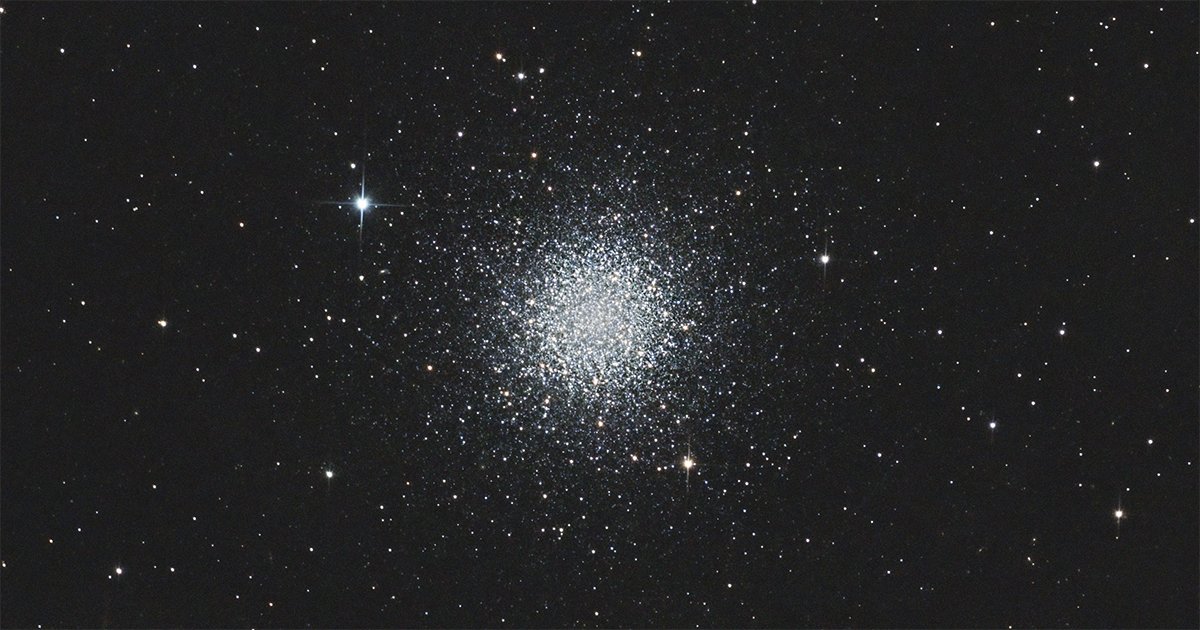 GeorgeSpaceX's tweet photo. Captured the magnificent #Messier3 #star #cluster. This image is the result of 2 hours total exposure. One of the largest and brightest globular clusters in the sky!
#astronomy #astrophotography https://t.co/Dxgm1InzTq
