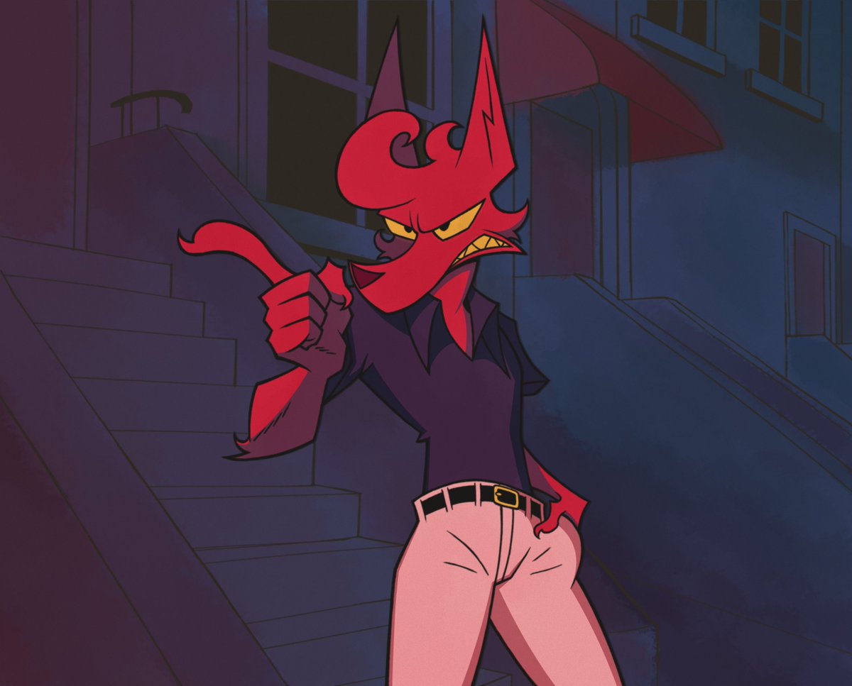 Draws_circles's tweet photo. wanted to recreate that cel look https://t.co/uDSFEEK58i