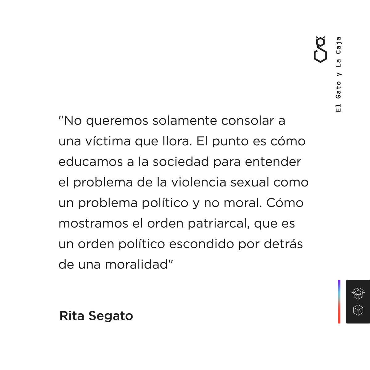 ElGatoyLaCaja's tweet photo. A ocho años del primer grito colectivo de #NiUnaMenos, tenemos dos certezas: la primera, que falta mucho porque nos faltan muchas. La segunda, que no queremos seguir teniendo que decir todos los años lo mismo. https://t.co/FsFAYylFaw