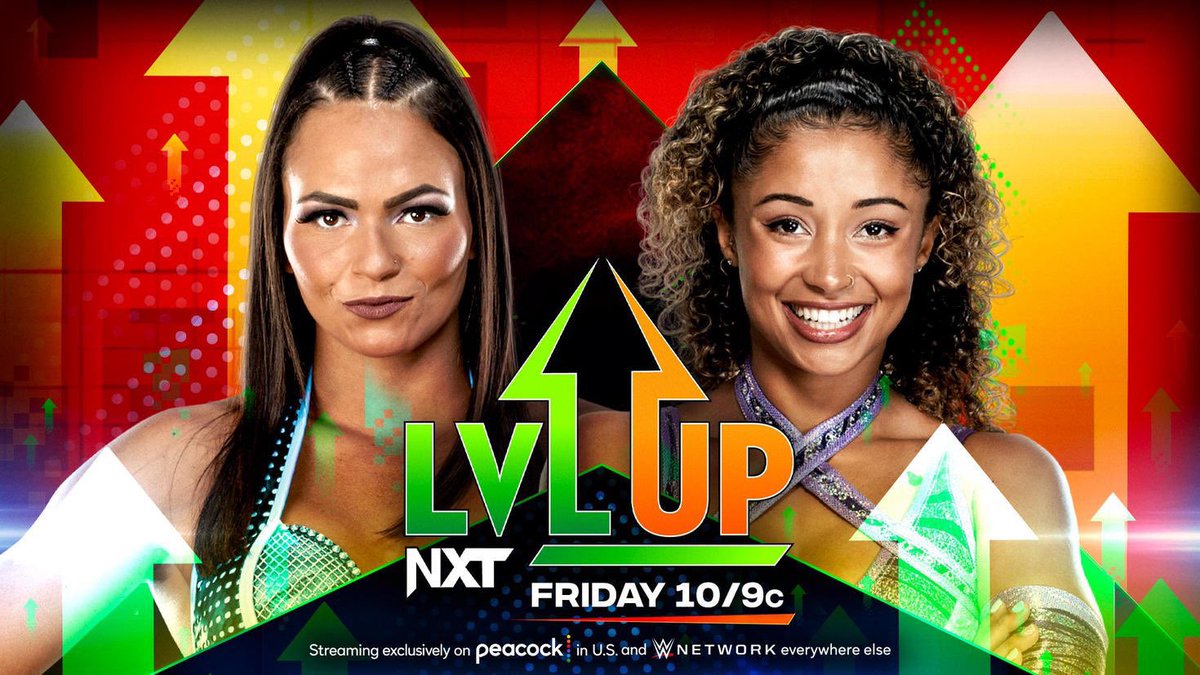 kelani_wwe's tweet photo. The battle of the KJ’s 👀 

Tune in tonight at 10 o’clock pm right after Smackdown on Peacock 👑💟 https://t.co/18MkiXyZ0M