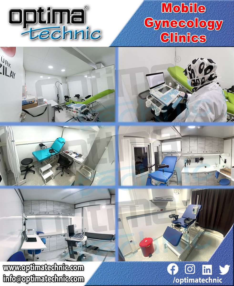 optimatechnic's tweet photo. Optima Technic  Mobile Gynecology projects... 

#optimatechnic #gynecology #autolift #expandable #trailerbased #mobilegynecology #container #mobilehospitals #trailerbased #truckbased #containerbased #mobileclinics #madeinturkey #ministryofhealth #ultrason https://t.co/GUygDQj9hx
