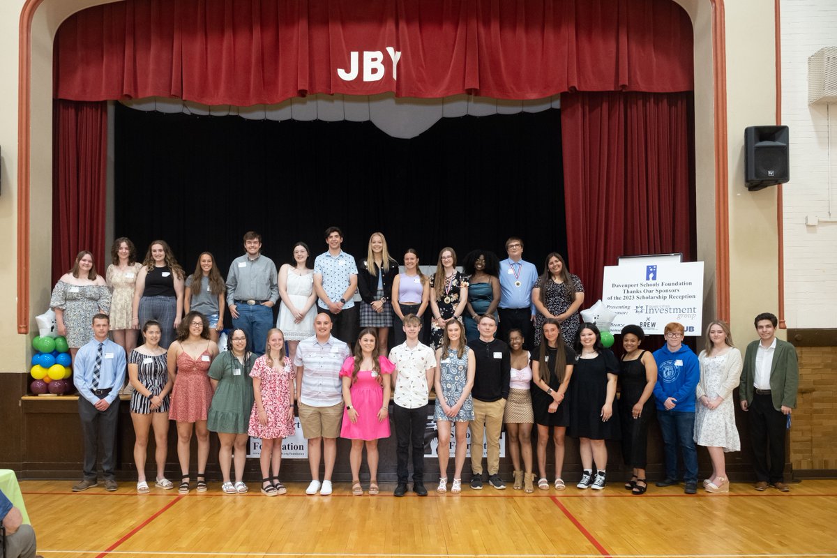 DavSchools's tweet photo. The Davenport Schools Foundation awarded 46 DCSD students with scholarships worth over $95,000 to continue their education plans. The recipients of the awards were honored at the DCSD Achievement Service Center on Monday, May 22nd. Congratulations to these amazing students! W ... https://t.co/UB881QjMm3