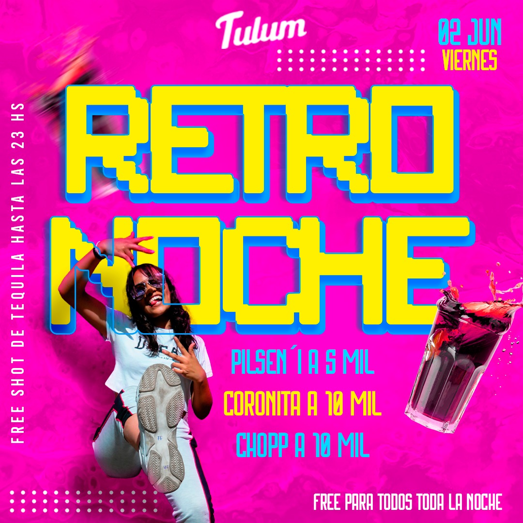 Noche Retro #Promos Gin 50% Dto 
Free shot hasta las 23hrs FreePass toda la noche 🔥💃<a href="/MarielQuenn17/">Mariela</a>