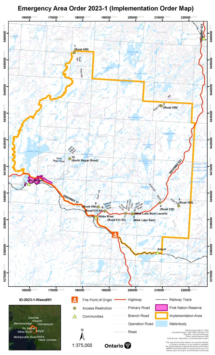 Ontario Forest Fires tweet media
