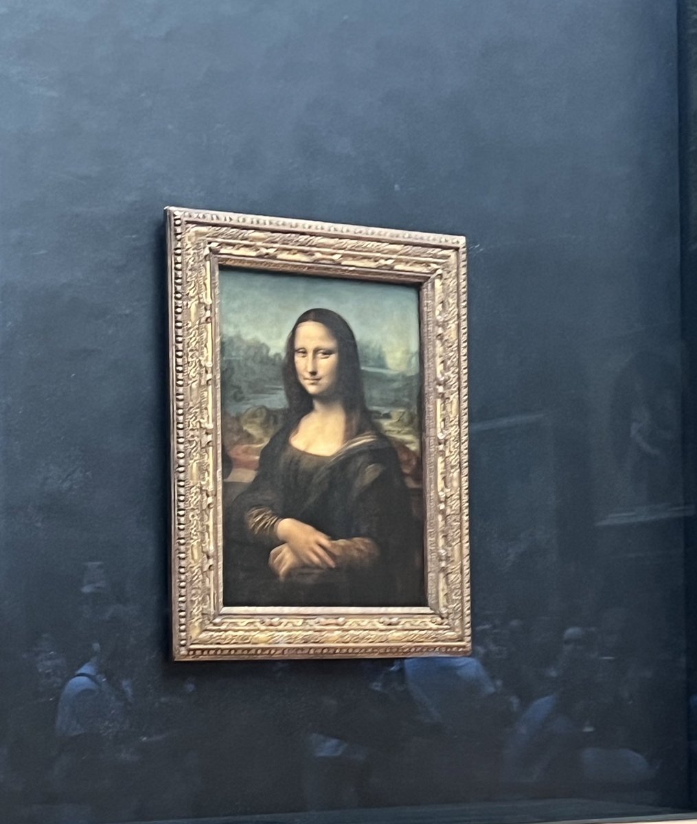 kcclarkphd's tweet photo. Definitely have a lot of FOMO seeing all the amazing @ISCTglobal evening events! But lucky enough to see this lovely lady tonight @ISCT_ESP #ISCT2023 #StudentLife #PhD #Monalisa #davinci #science https://t.co/ptwpHhIVBo