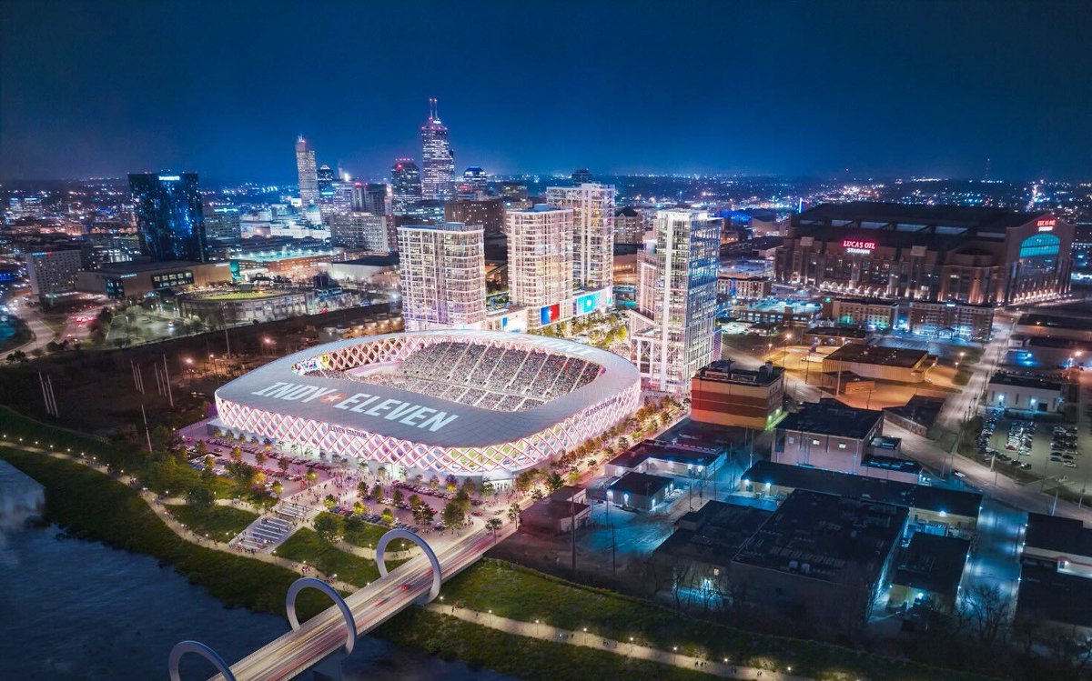 FOS's tweet photo. Work has begun on USL club Indy Eleven’s new $1 billion “Eleven Park” near downtown Indianapolis.

https://t.co/VbB3kGGR7b https://t.co/y8wHRmgpS8