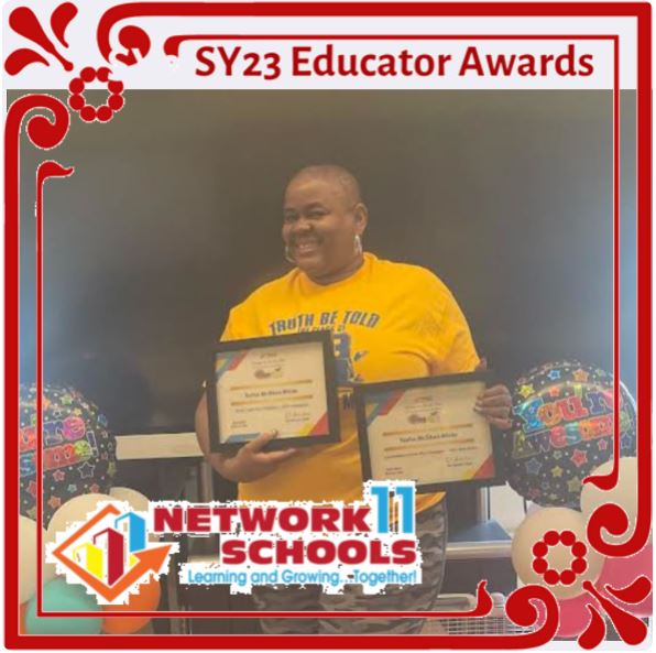 CPSNetwork11's tweet photo. #N11EducatorAwards2023!
Congratulations to Tasha McShan-White at Fort Dearborn Elementary School for for Perfect Attendance at Coach/Interventionist PLCs AND MTSS Leads PLCs!
You ARE a champion to the CORE!
#FortDearborn #CPS #ChampionsToTheCore https://t.co/y56ekzN3qE