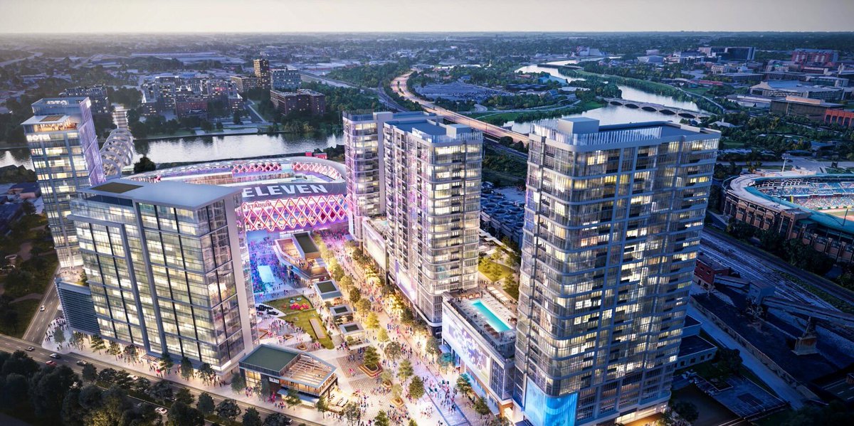 FOS's tweet photo. Work has begun on USL club Indy Eleven’s new $1 billion “Eleven Park” near downtown Indianapolis.

https://t.co/VbB3kGGR7b https://t.co/y8wHRmgpS8