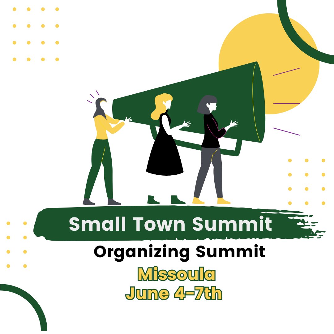Shelter_WF's tweet photo. Leanette (board member and community organizer for @WeAreUTST ), Mallory (board member), and multiple joint members of the two organizations will be attending the Small Town Summit in Missoula! #SmallTownSummit #SmallTownPower #RuralOrganizing #SmallTownUnity #RuralPolicy https://t.co/dYS9vNj1iq