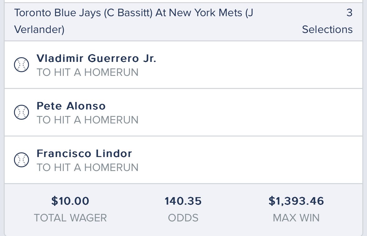 Mackbets247's tweet photo. Tonight IS the night Vladdy gets out of his slump. 

❤️ if tailing 

#bettingtwitter #toronto #gambling #sportsbetting https://t.co/sWHoaLhj5G