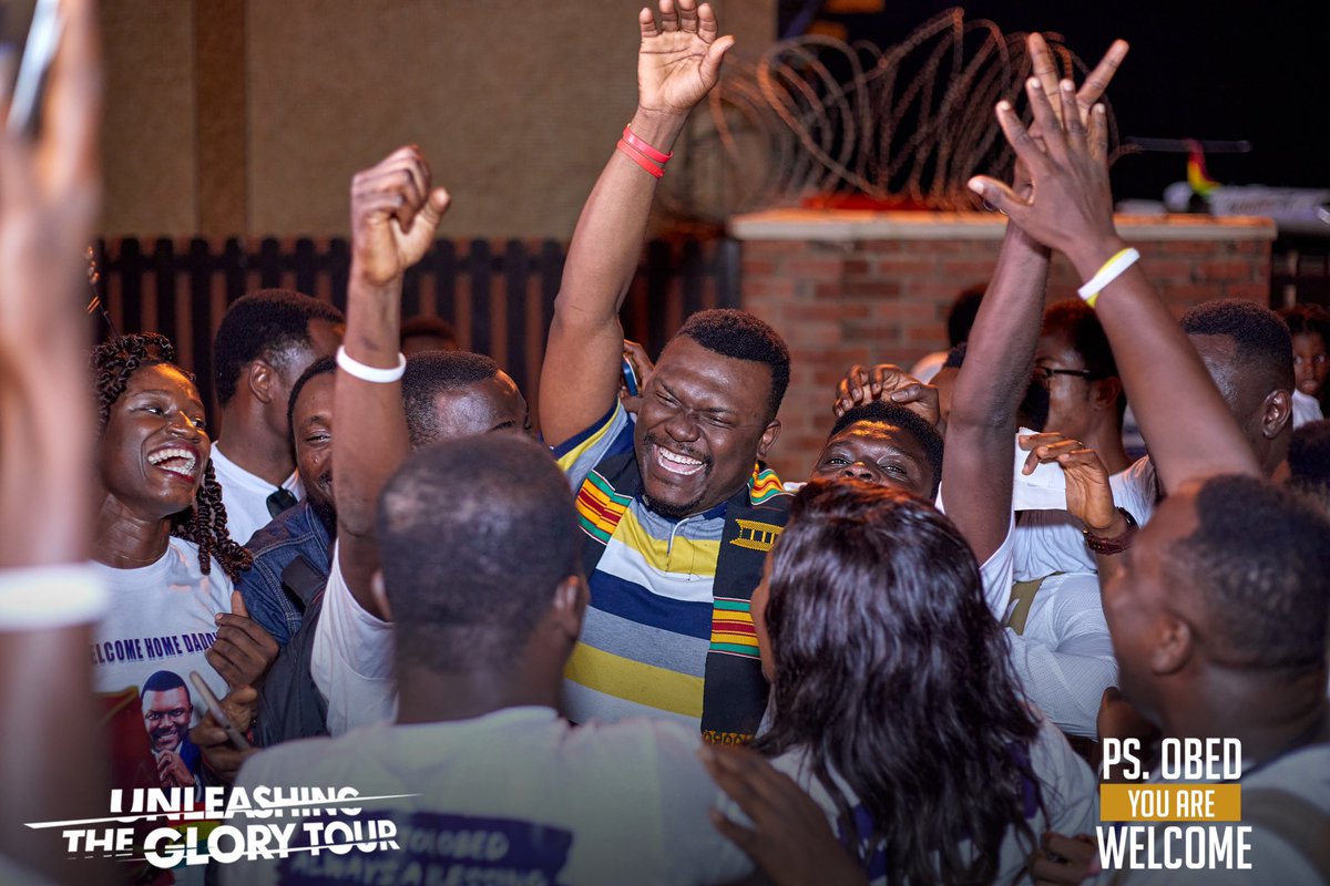 ChristCosmoInc's tweet photo. Welcome Daddy!
Akwaaba Egya! 
Woezor Papa!

Our father returned from tour last night and it was with great joy that we swarmed the airport to welcome him. It’s such a delight to have him back with us. Welcome back Daddy 🤗 @thepastorobed

#WelcomeHomeDaddy
#ThePastorObed https://t.co/LDYMCTe165