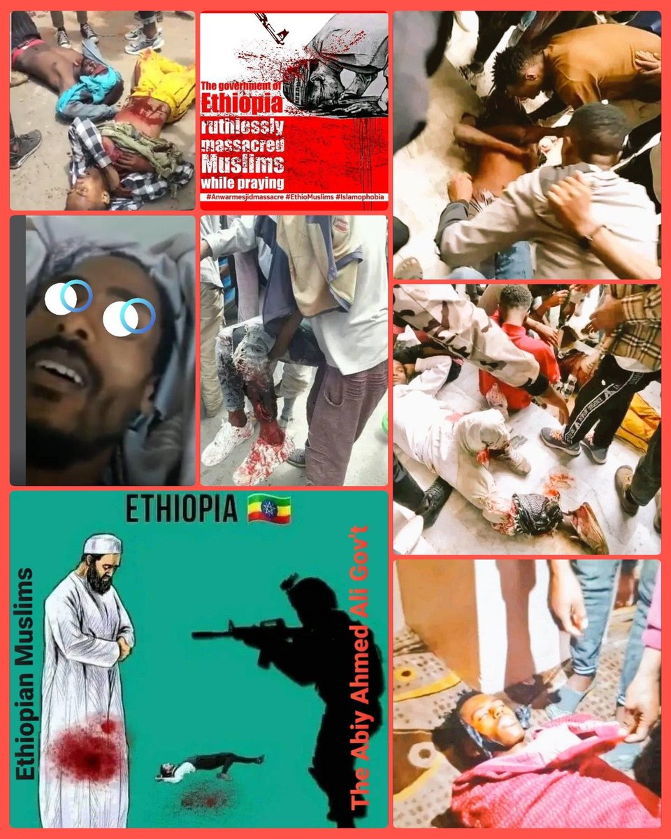 abukiraja's tweet photo. There was no Protest at #AnwarMosque
"Today, not a single voice of protest was heard at Anwar Mosque when the gov't security forces opened gunfire on the worshipers!
As soon as the prayer was over, the bullets started raining down on the worshippers!" Eyewitnesses
@AbiyAhmedAli https://t.co/czSr9Hkt4y