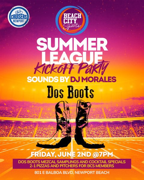 BeachCitySports's tweet photo. TONIGHT! 🔥✨🪩🤠 https://t.co/FmXIXyrSYo
