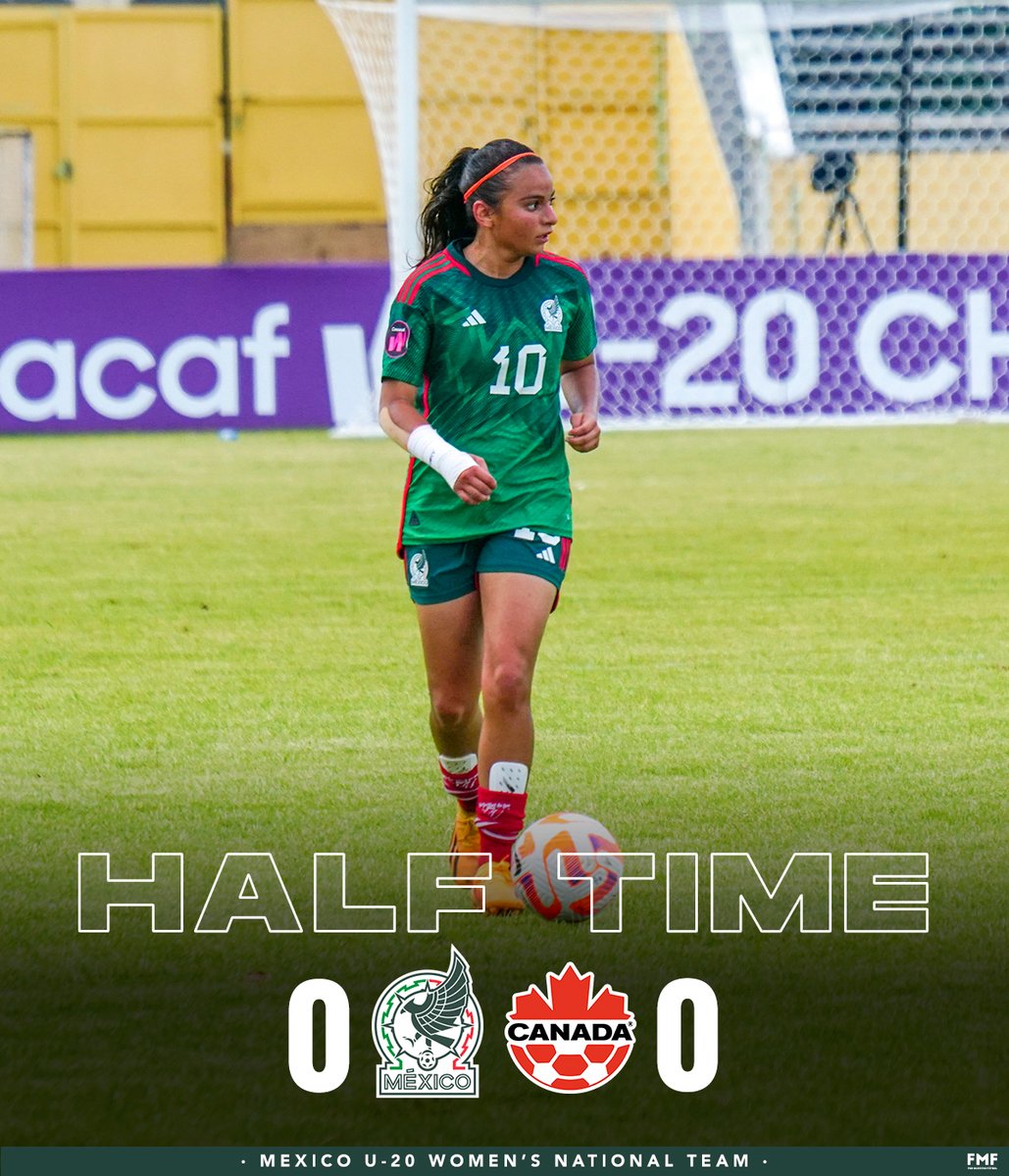 miseleccionmxEN's tweet image. #U20Women | #MEXCAN | Half-time in Santo Domingo. 🏟️

COME ON, 🇲🇽! 

#CWU20C