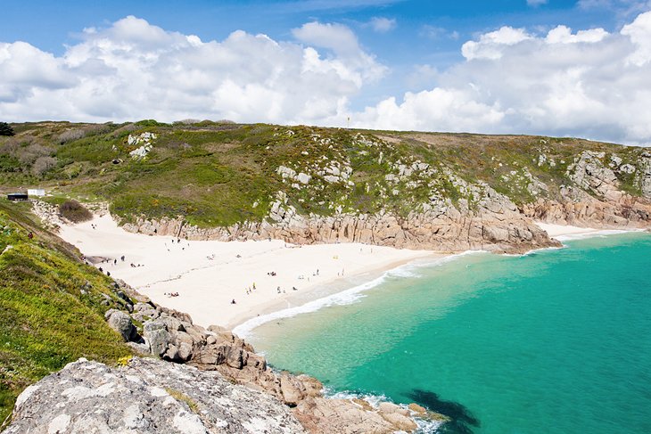 If you're looking for a picturesque beach in #England, Porthcurno Beach has you covered. #traveltips  cpix.me/a/170787360