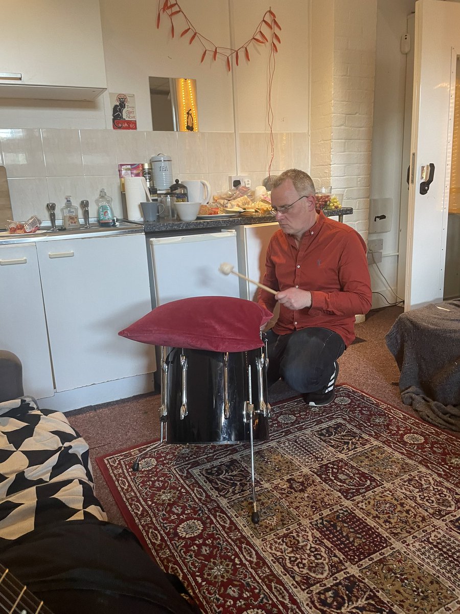 LostChimes's tweet photo. We can’t believe that we are recording our 2nd album with the lovely and magical @gerrydiver! 
Here’s some behind the scenes snaps from our first recording day on 27 May. Check out Gerry’s amazing body of work on his website inc. @freshonthenet  @LisaKnappMusic @grahamcoxon &amp;more https://t.co/mD7SpVw7Nj