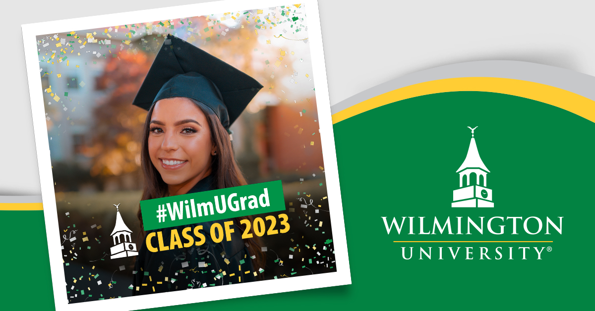 wilmu's tweet photo. Commencement is almost here! Before you cross the stage, add a Class of β23 π Facebook cover photo to your profile, update your LinkedIn headline, order a diploma frame and more. Find everything here β‘οΈ https://t.co/Wx3DNc2JCC #WilmUGrad https://t.co/VSmvIU25vF