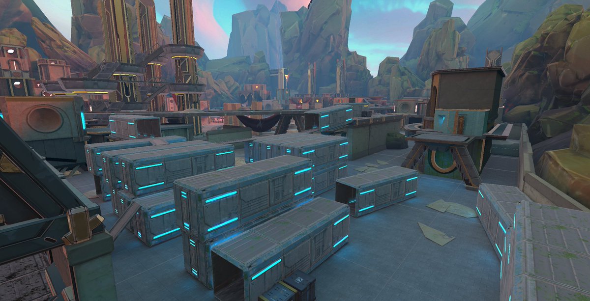 ShootoutVR's tweet photo. BIG update dropping today, here's a sneak peek at the new map. Join our discord to be one of the first to play on it! 

See what else is new at our playtest happening tomorrow: https://t.co/J4JZCglnvl https://t.co/s4vMPxRenX