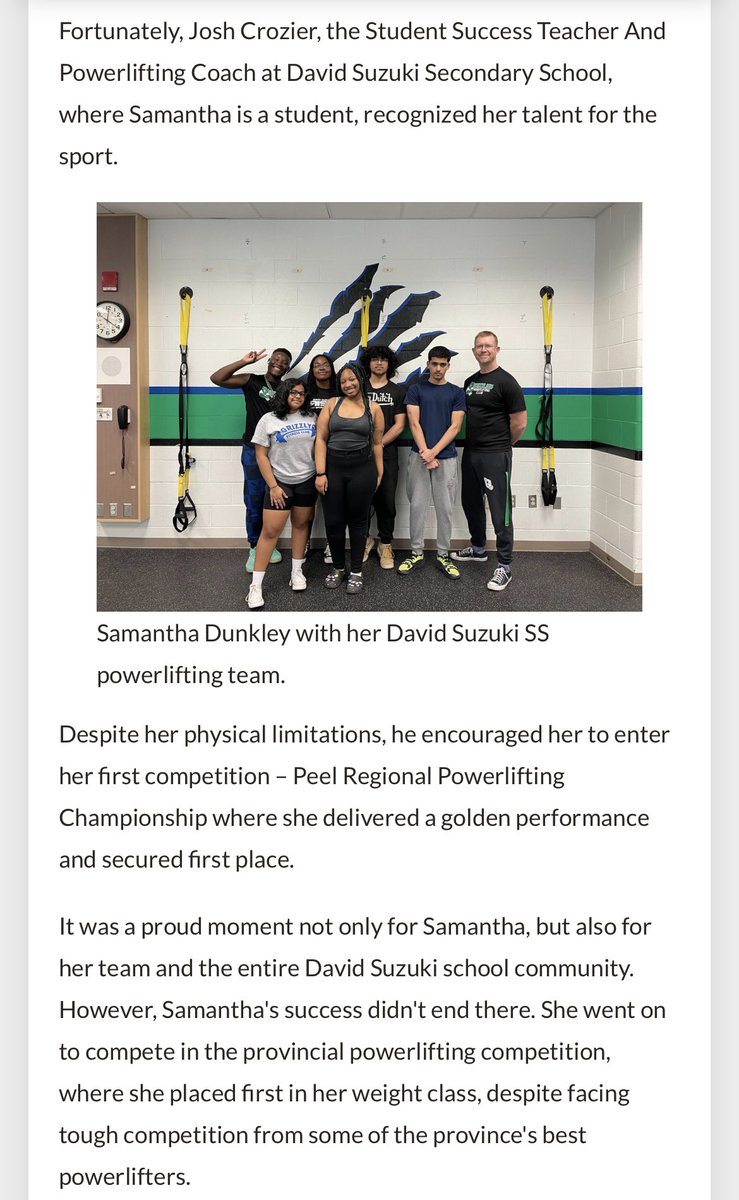 Check out David Suzuki Secondary School student Samantha Dunkley in this Share the Smile story: sharethesmile.ca/news/against-t…