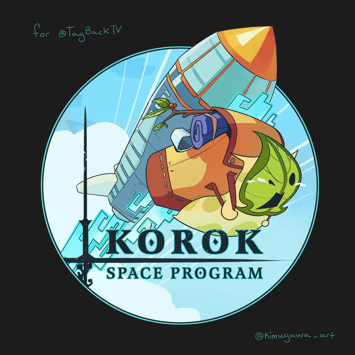 TOTK Korok design done for <a href="/tagbacktv/">TagBackTV</a> 

Available on his merch store

tagbacktv.com

#tearsofthekingdom #zelda #korok #korokspaceprogram