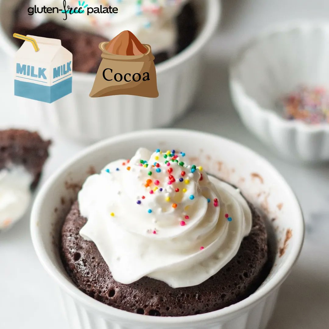 Experience the irresistible taste of this Gluten-Free Chocolate #MugCake, a treat made with just a few common ingredients. In under five minutes, witness the magic of a warm, decadent chocolate cake created effortlessly in the microwave: buff.ly/43L8JdV 

#glutenfree