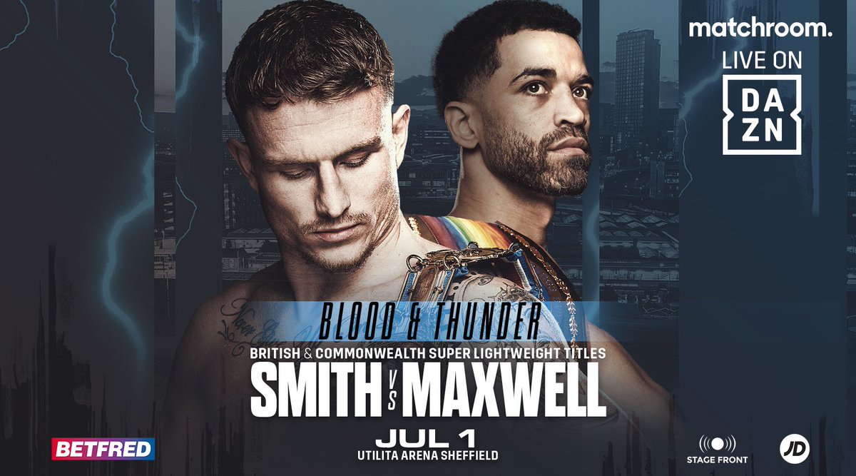 Joe Crann (@yeswecrann) on Twitter photo Our local lad, <a href="/daltonsmith08/">dalton smith</a>, is back in action at the Arena in less than a month, and I’ve got two lots of double tickets to giveaway for the title fight in Sheffield...
If you want to get your hands on one of the pairs then just retweet this tweet. Winner announced next week. Our local lad, <a href="/daltonsmith08/">dalton smith</a>, is back in action at the Arena in less than a month, and I’ve got two lots of double tickets to giveaway for the title fight in Sheffield...
If you want to get your hands on one of the pairs then just retweet this tweet. Winner announced next week.