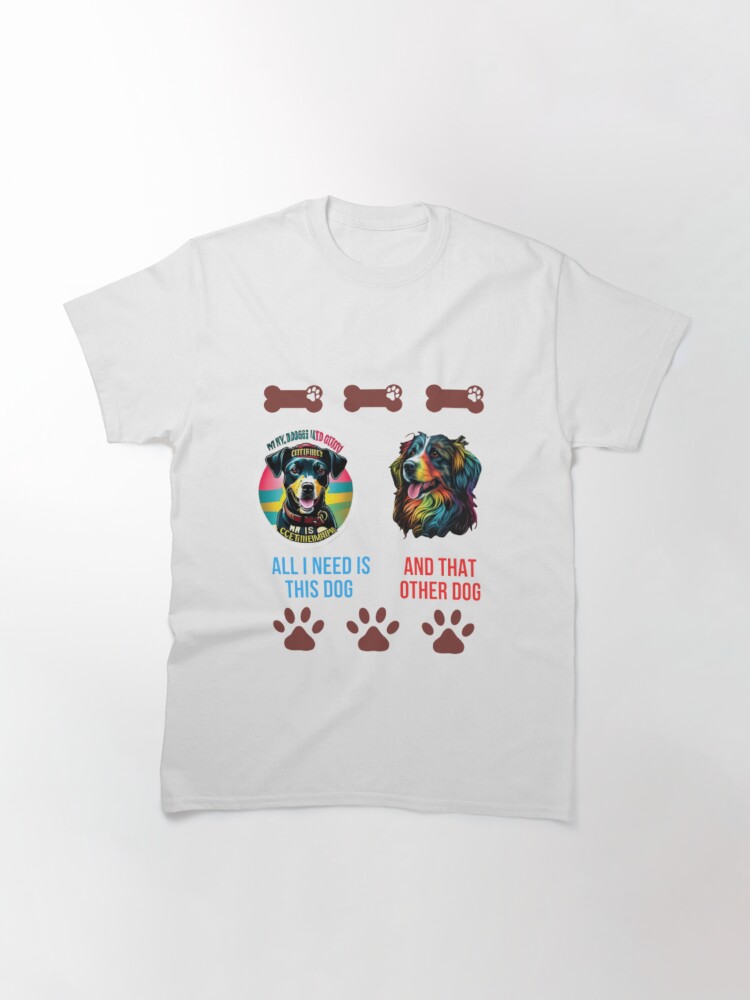 Show your love for dogs with our 'All I need is this dog and that other dog' t-shirt! 🐶👕 Perfect for dog lovers everywhere. 🐾 Get yours today and spread the puppy love!
💵 Price: $15.47
🛒👉📩
#DogLife #DogsofTwitter #DoggyTee #DogObsession #DogLovers #TShirt #puppylove