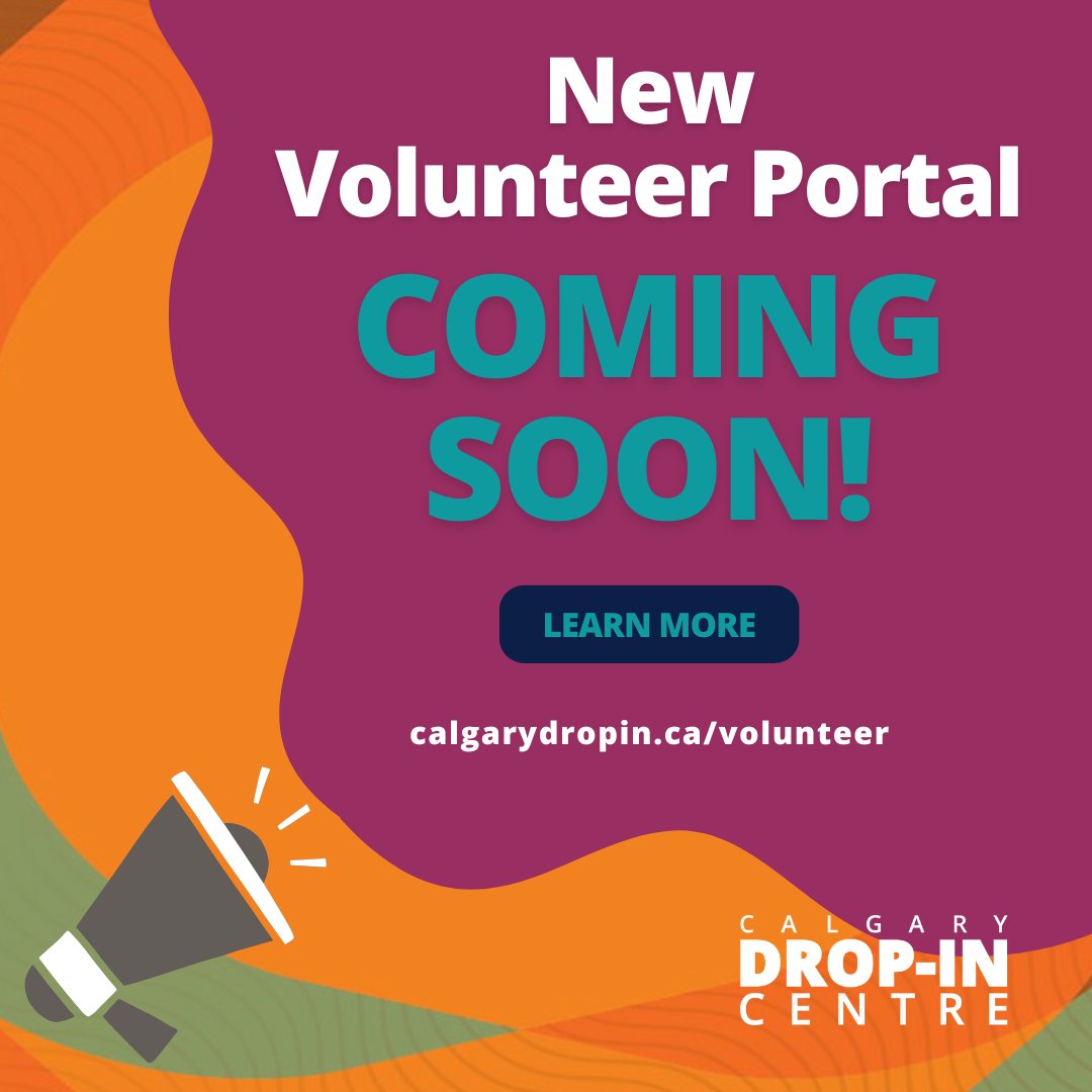 Our volunteer page will soon have a fresh new look! Beginning June 30, 2023 we will be transitioning to a new platform to make searching for and booking volunteer opportunities easier for you. Learn more by visiting calgarydropin.ca/volunteer