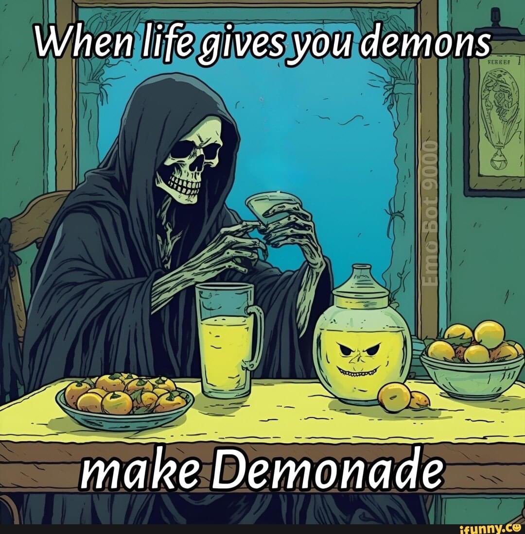 #demon #lemon #lemons #demons #whenlifegivesyoulemons #cult #occult #lovecraft #cthulhu #necronomicon #evildead #horror #kitchenmagic #kitchenwitch