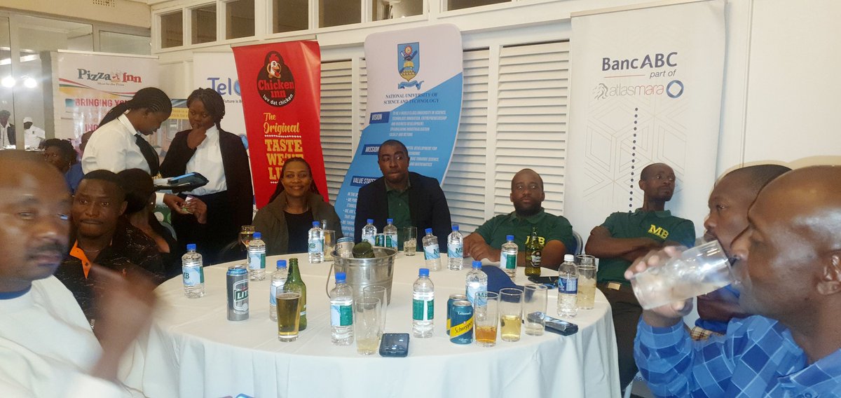 nustzim's tweet photo. Soon to be announced are the winners of #NUSTGolf2023. In attendance are various players and company representatives who support the successful event. #nust2023 #choosenust #thinkinotherterms #studywithNUST
@zb_foryou
@macdonaldsbricks @OldMutualZW
@SimbisaBrands https://t.co/8uBp6AnmPR