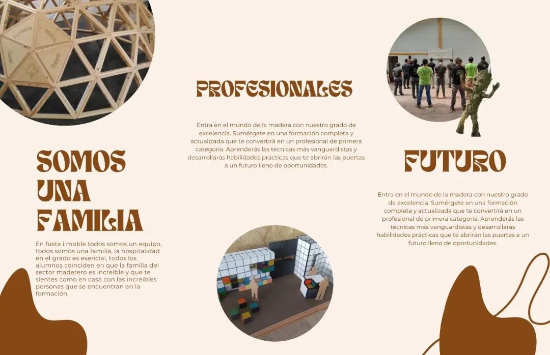 maderaymueble's tweet photo. 🟤¡Este es nuestro nuevo triptico!🟤

🪵En él encontrarás todos los datos que necesitas saber sobre nosotros🪵

Infórmate y matrículate cuanto antes para empezar a formarte y tener un gran futuro laboral.🤎WOOD IS GOOD🤎 https://t.co/mFpZBRaYA8