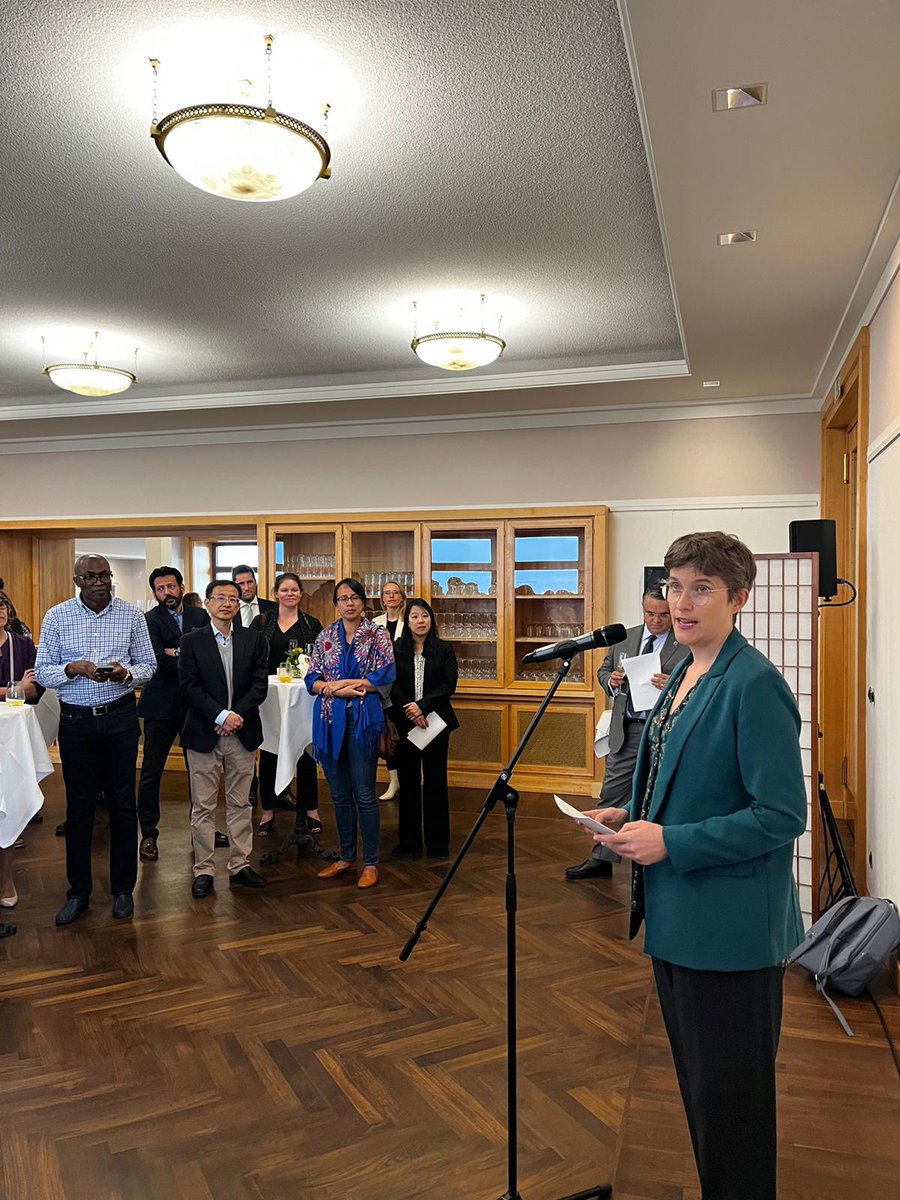 ZitaWilks's tweet photo. Thrilled to join @theGCF's 2nd workshop with Board Member Mr. T. Gahouma in Berlin, discussing the vital #USP2 strategic update for 2024-2027. Thanks to Min. Anna Lührmann @GermanyDiplo for her inspiring opening message. Let's lead the way in driving #ClimateAction together! 🌍🤝 https://t.co/hnICrVAmJ3