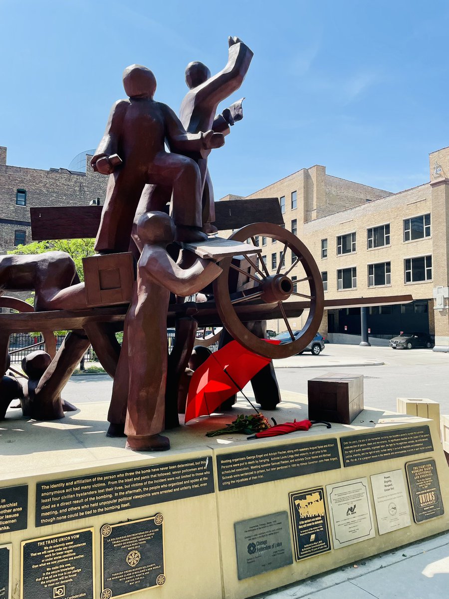 Happy #InternationalWhoresDay from Chicago, and the Haymarket Memorial! Sex working, trading, and hustling people have always been comrades in revolutionary struggle! Celebrate with us and join in the fight for a better world! #IWD2023