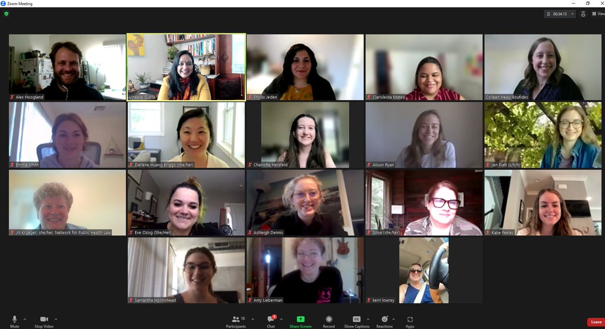 Excited to welcome the new batch of Summer Clerks <a href="/networkforphl/">Network for Public Health Law</a>
Building #PublicHealth field!

#YesHealthEquity #PublicHealthLaw 

@KathiHoke <a href="/DawnMarieHunter/">Dawn Hunter</a> <a href="/aphi/">Ann Phi-Wendt</a> <a href="/jghodgejr/">James G Hodge Jr</a> <a href="/CHealyBoufides/">Colleen Healy Boufides</a> <a href="/RWJF/">RWJF</a> <a href="/coreysdavis/">Corey Davis</a> <a href="/ushahmd/">Dr. Umair A. Shah (MD, MPH)</a> <a href="/LevinNetworkPHL/">Donna Levin</a> <a href="/johntmonahan/">John Monahan</a>
