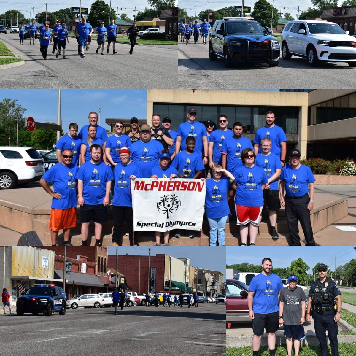 McPhersonPD's tweet photo. 42nd Law Enforcement Torch Run for Special Olympics
On Friday morning, McPherson KS Police Officers and Special Olympians ran the McPherson leg of the 42nd Law Enforcement Torch Run for Special Olympics. 

#LETorchRun #SpecialOlympics #KSSpecialOlympics https://t.co/lsVv5coPWt
