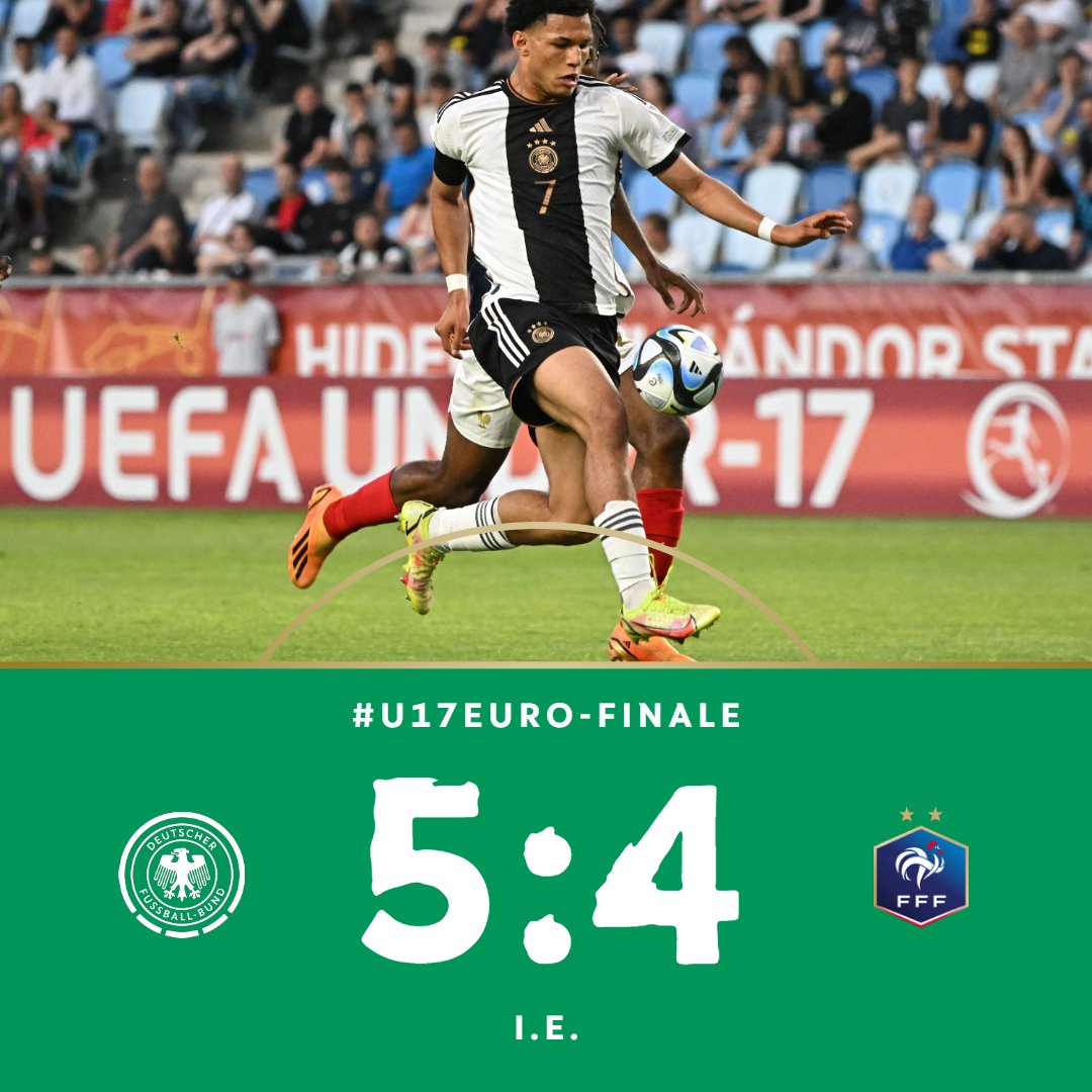 JAAAAAAAAAA! WIR SIND #U17-EUROPAMEISTER!!! 😍

#U17EURO #HERZZEIGEN #GERFRA