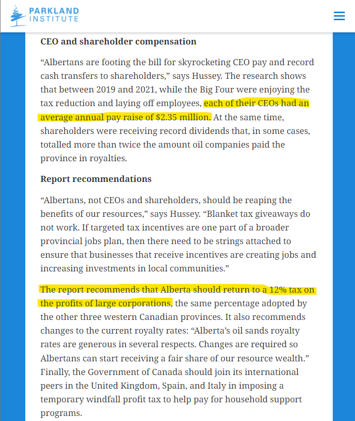 zjlaing's tweet photo. no, i’m not.

i’m laughing about the fact that suncor is slashing 1500 jobs and trying to pin it on fiscal health when they posted $2.05-BILLION in profit in q1 this year.

i’m laughing at the fact that it happened three days after the ucp got re-elected and that it’s going to just be shrugged off.   can you imagine the reaction to this if the ndp were elected? my god! people would be frothing at their mouths. 

wasn’t the upc’s eight percent corporate tax rate supposed to attract business and allow it to be easier for them to operate in alberta? all alberta got was the wool pulled over our eyes with the rich getting richer and thousands losing their jobs. https://t.co/aT9OpcQbRl