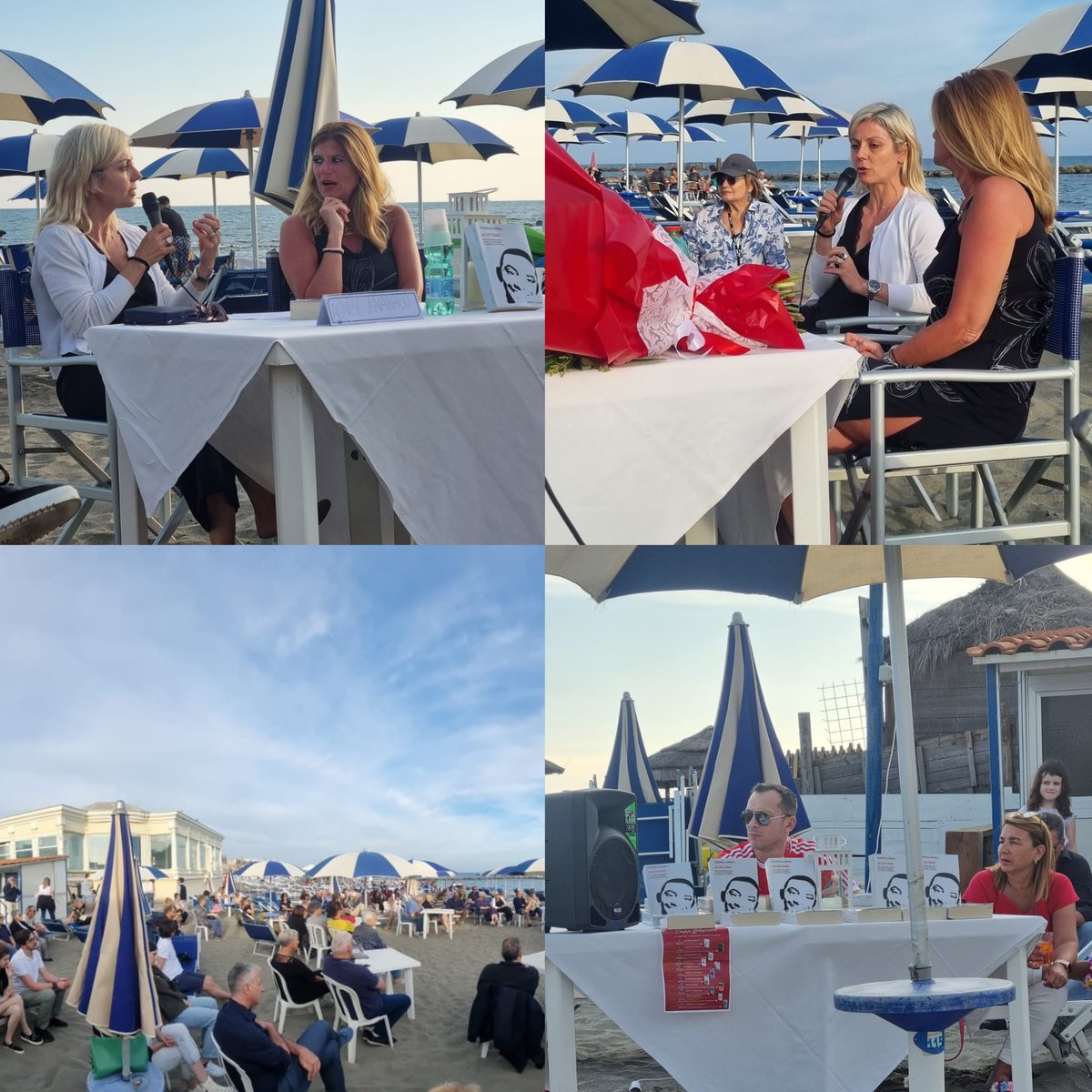 Il primo appuntamento di #ondaletteraria si è concluso con un grande successo di pubblico presente allo stabilimento VITTORIA di Ostia.
Vi aspettiamo il 9 giugno con un nuovo libro da presentarvi!
Ore 19.
#cultura #antimafia #ostia #rassegnaletteraria