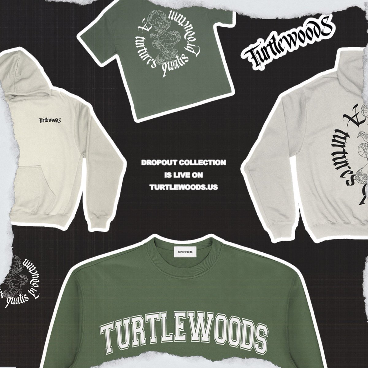 TurtlewoodsFL's tweet photo. the DROPOUT collection is available now online at https://t.co/NlWRjntX7z

oh yeah - first 50 orders get
a free keychain 🤍🫂 https://t.co/0pN93Fz0UI