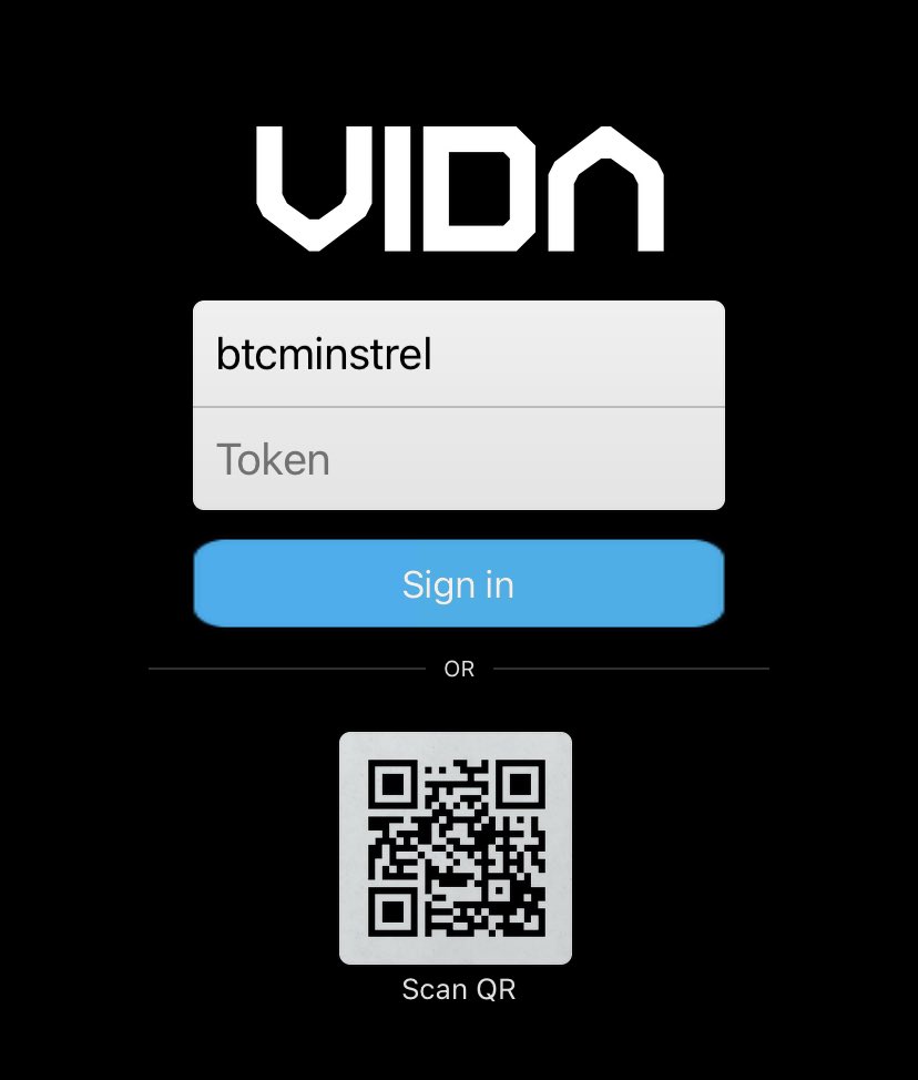 BTC Minstrel (@btcminstrel) on Twitter photo @VIDAislive just discovered viva thanks to <a href="/iBobbyShell/">Bobby Shell⚡</a> streaming on it.
Very excited to try it out. But I can’t figure out how to log in on the mobile app.
Created an account on web with nostr key.
But mobile is asking me for a “token” to log in. No idea what to put here. @VIDAislive just discovered viva thanks to <a href="/iBobbyShell/">Bobby Shell⚡</a> streaming on it.
Very excited to try it out. But I can’t figure out how to log in on the mobile app.
Created an account on web with nostr key.
But mobile is asking me for a “token” to log in. No idea what to put here.
