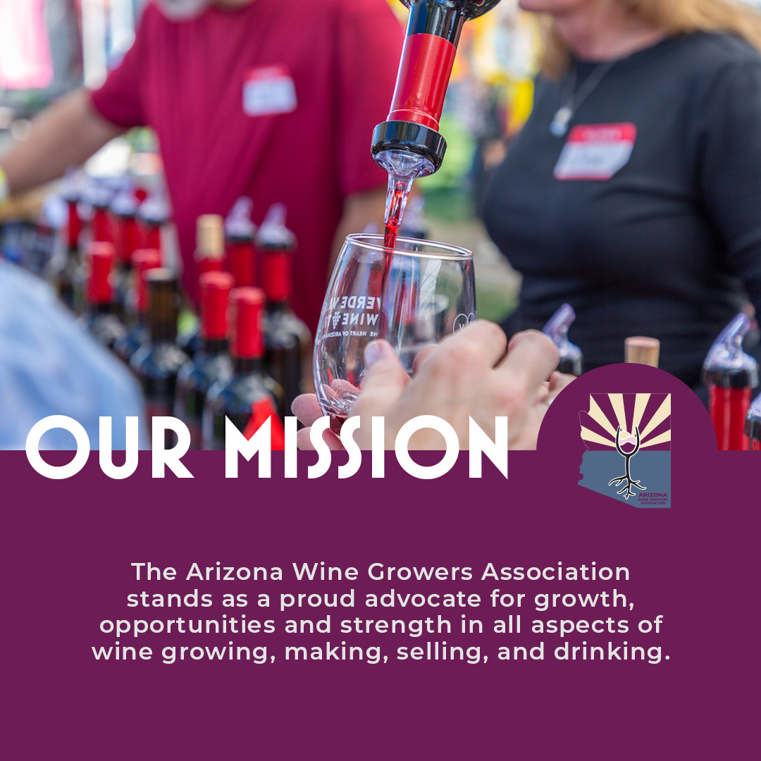 WineArizona's tweet photo. The Arizona Wine Growers Association is proud to advocate and represent over 100 vineyard owners, grape growers, winemakers, and supporting businesses throughout Arizona. 🍷

Show your support today by becoming a full-year member at https://t.co/tnXaLz8Oai https://t.co/dLJlCQxFnE