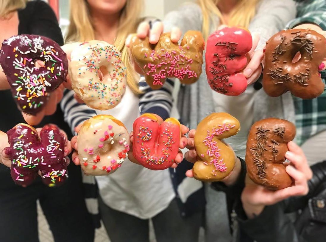 When it comes to food holidays, the Powerhouses are always in the mood to celebrate... and National Donut Day is one of our favorites!🍩🎉 #NationalDonutDay