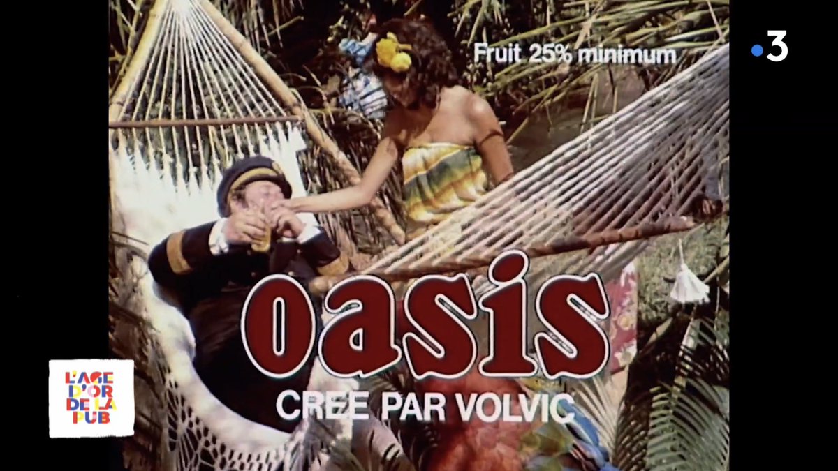 L’émission #LÂgeDorDeLaPub, c’est aussi l’occasion de rappeler que l’@oasisbefruit, c’est un produit qui vient tout droit du centre de la France, de l’#Auvergne à l’origine 😌

En effet, l’#Oasis était fait avec de l’eau de source @Volvic_fr jusqu’au début des années 90 !! 😋