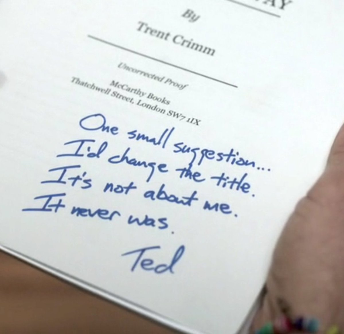 Just absolutely fantastic!! 
'It's not about me. It never was.'
#TedLasso