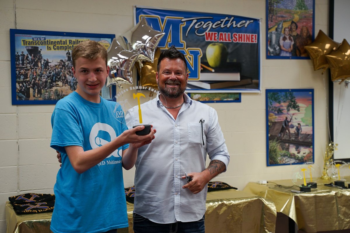 AIU_SpecEdDiv's tweet image. Congratulations to the amazing vocational students at Mon Valley who earned Golden Hammer Awards earlier this week! We&apos;re so proud of you!