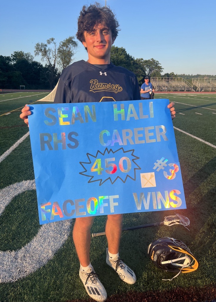 Tracy Hali (@halitracy) on Twitter photo Congrats <a href="/SeanHali27/">Sean Hali</a> on your Ramsey High School career 450 faceoff wins! #ProudMom #Ram4Life #3
<a href="/Ramsey_Lax/">Ramsey HS Lacrosse</a> <a href="/RamseyAthletics/">Ramsey Athletics</a> <a href="/RWUmlax/">Roger Williams Mens Lacrosse</a> <a href="/THali89130374/">Todd Hali</a>  <a href="/emma_hali/">Emma Hali</a> Congrats <a href="/SeanHali27/">Sean Hali</a> on your Ramsey High School career 450 faceoff wins! #ProudMom #Ram4Life #3
<a href="/Ramsey_Lax/">Ramsey HS Lacrosse</a> <a href="/RamseyAthletics/">Ramsey Athletics</a> <a href="/RWUmlax/">Roger Williams Mens Lacrosse</a> <a href="/THali89130374/">Todd Hali</a>  <a href="/emma_hali/">Emma Hali</a>